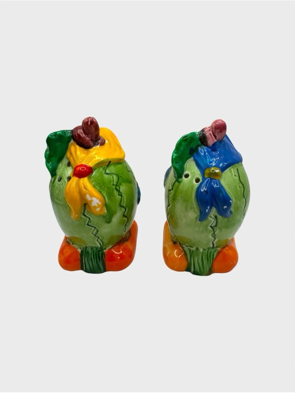Vintage Anthropomorphic Watermelon Shakers